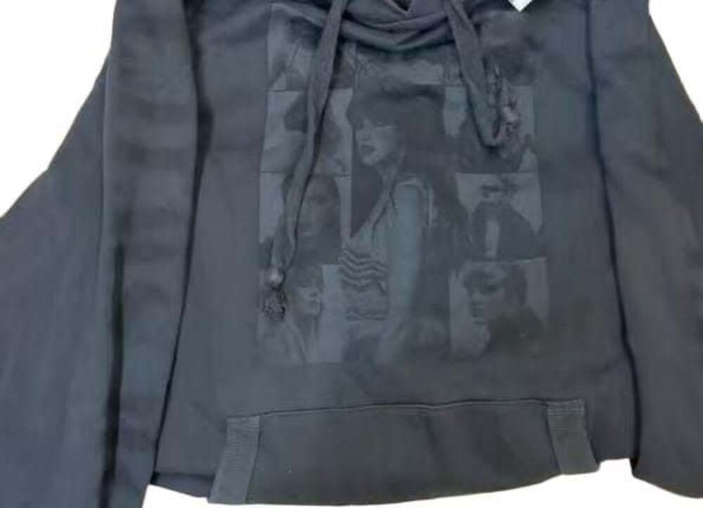 Taylor Swift Eras Tour Charcoal Gray Photo Grid Hoodie XL